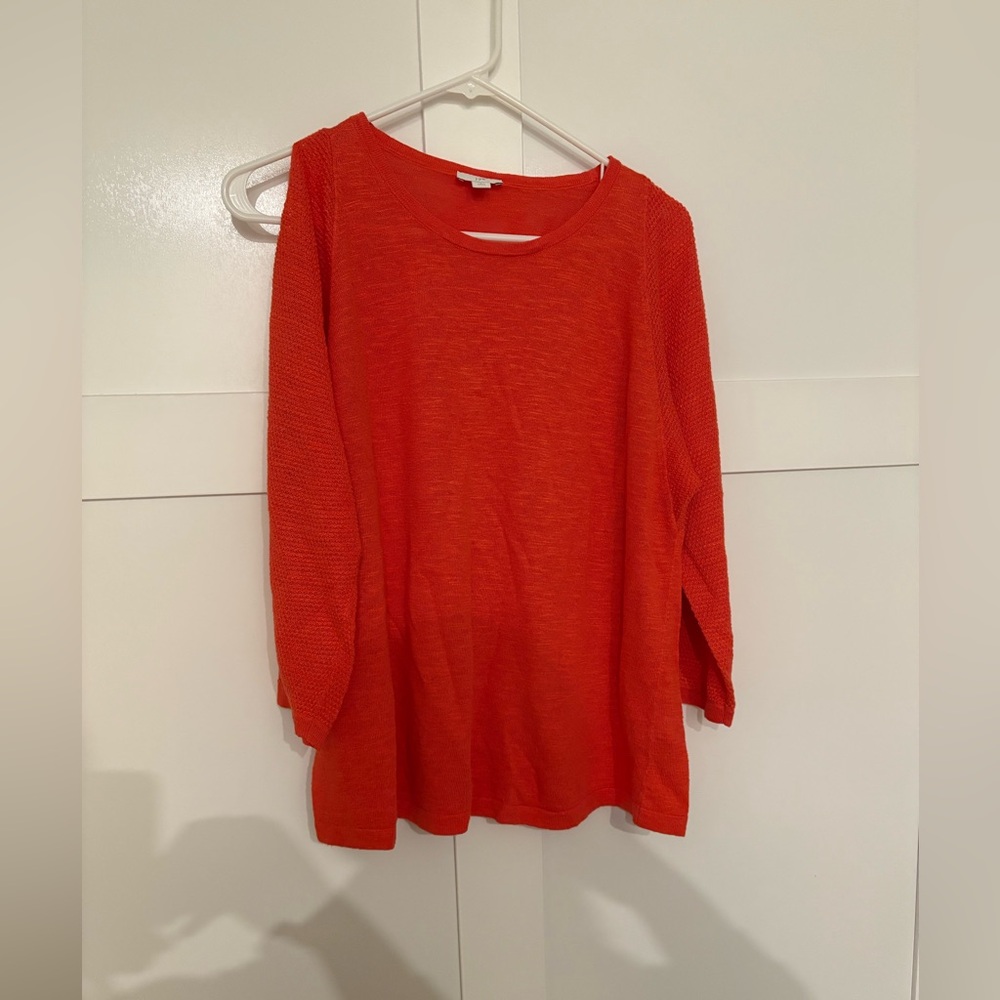 Vibrant Orange Sweater